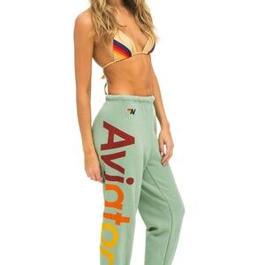 AVIATOR NATION 2 SWEATPANTS - SAGE
